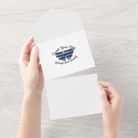 Erstellen Sie Ihre eigenen All In One Einladung (Abreißen)