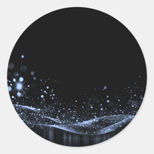 Erstellen Sie Ihre eigenen - Anpassbare Glitzer Ri Runder Aufkleber (Vorderseite)