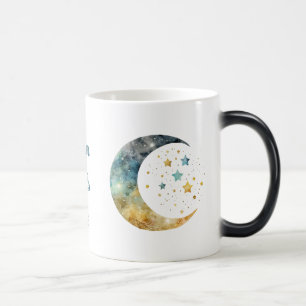 Erstellen Sie Ihre eigenen Aquarellfarben Halbmond Verwandlungstasse