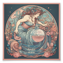 Erstellen Sie Ihre eigenen Art Nouveau Aquarius Zo