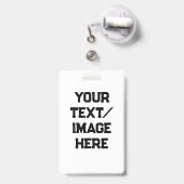 Erstellen Sie Ihre eigenen Ausweis (Back with Retractable)