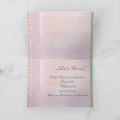 Erstellen Sie Ihre eigenen Babyankündigungen Ankündigung (Innenseite)