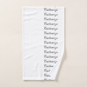 Erstellen Sie Ihre eigenen Badhandtuch Set (Handtuch)