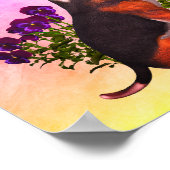 Erstellen Sie Ihre eigenen Beagle Puppy Butterfell Poster (Ecke)