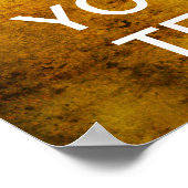 Erstellen Sie Ihre eigenen Behalt Ruhe & Carry On! Poster (Ecke)