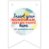 Erstellen Sie Ihre eigenen Benutzerdaten Wimpelkette (Zweite Fahne)