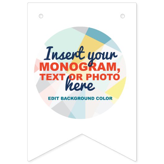 Erstellen Sie Ihre eigenen Benutzerdaten Wimpelkette (Dritte Fahne)