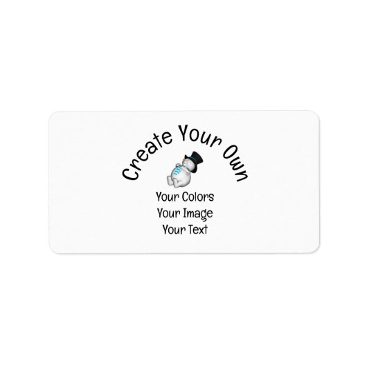 Erstellen Sie Ihre eigenen benutzerdefinierten Adressaufkleber (Vorne)