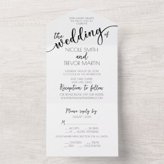 Erstellen Sie Ihre eigenen benutzerdefinierten All In One Einladung (Innen Boden)