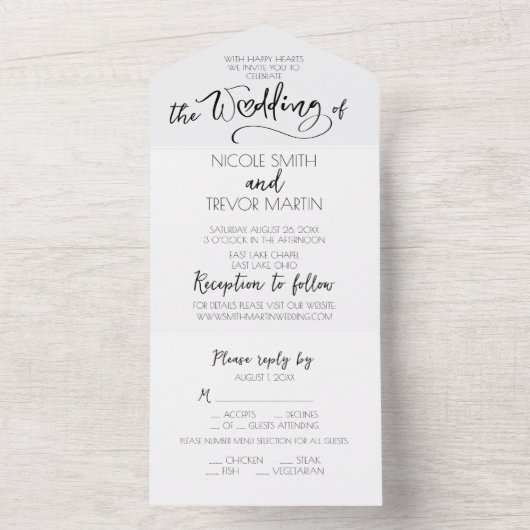 Erstellen Sie Ihre eigenen benutzerdefinierten All In One Einladung (Innen Boden)