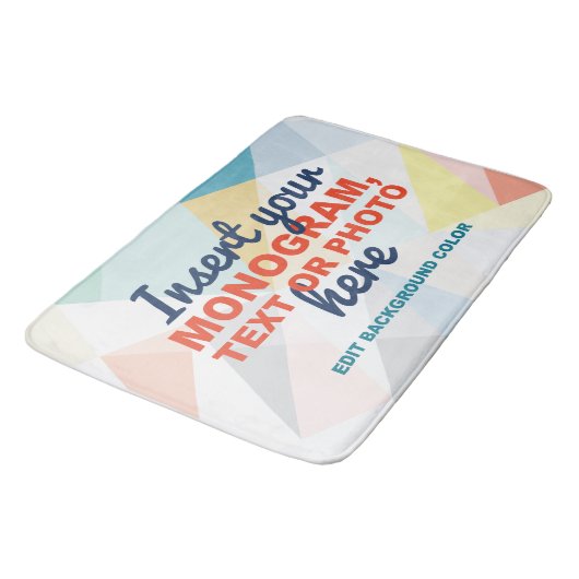 Erstellen Sie Ihre eigenen benutzerdefinierten Badematte (Schrägansicht)