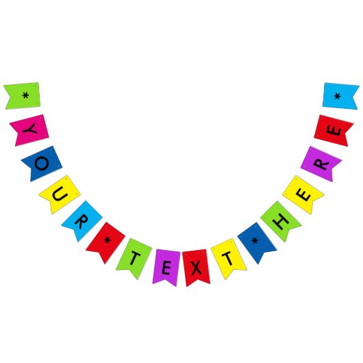 Erstellen Sie Ihre eigenen benutzerdefinierten Ban Wimpelkette (Alle)