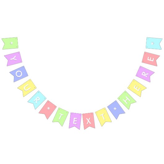 Erstellen Sie Ihre eigenen benutzerdefinierten Ban Wimpelkette (Alle)