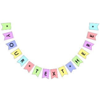 Erstellen Sie Ihre eigenen benutzerdefinierten Ban Wimpelkette