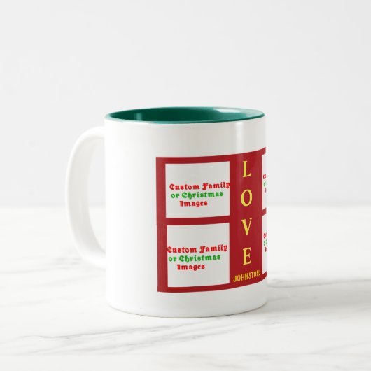 Erstellen Sie Ihre eigenen benutzerdefinierten Bil Zweifarbige Tasse (Vorderseite Links)