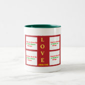 Erstellen Sie Ihre eigenen benutzerdefinierten Bil Zweifarbige Tasse (Mittel)