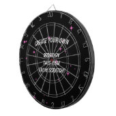 Erstellen Sie Ihre eigenen benutzerdefinierten Dartscheibe (Vorderseite rechts)