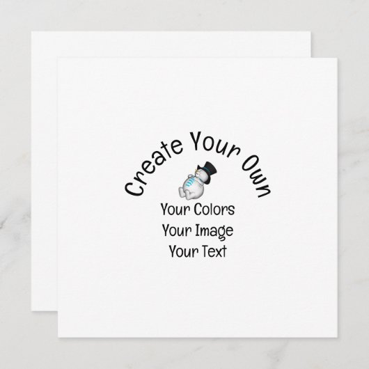 Erstellen Sie Ihre eigenen benutzerdefinierten Einladung (Vorne/Hinten)