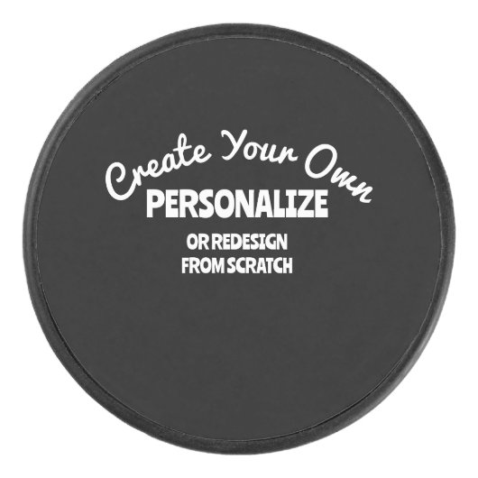 Erstellen Sie Ihre eigenen benutzerdefinierten Eishockey Puck (Vorderseite)