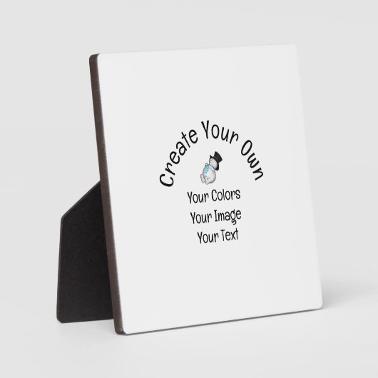 Erstellen Sie Ihre eigenen benutzerdefinierten Fotoplatte (Vorderseite)