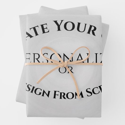 Erstellen Sie Ihre eigenen benutzerdefinierten Geschenkpapier Set (Beispiel)