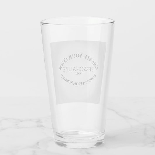 Erstellen Sie Ihre eigenen benutzerdefinierten Glas (Rückseite)