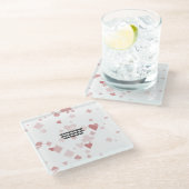 Erstellen Sie Ihre eigenen benutzerdefinierten Glasuntersetzer (Schrägansicht)