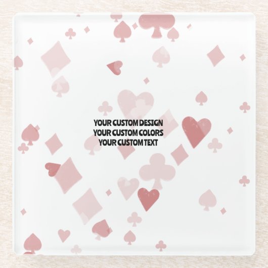 Erstellen Sie Ihre eigenen benutzerdefinierten Glasuntersetzer (Vorderseite)