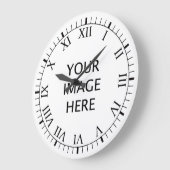 Erstellen Sie Ihre eigenen benutzerdefinierten Große Wanduhr (Winkel)