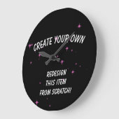 Erstellen Sie Ihre eigenen benutzerdefinierten Große Wanduhr (Winkel)