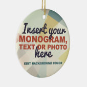 Erstellen Sie Ihre eigenen benutzerdefinierten Keramik Ornament (Rechts)