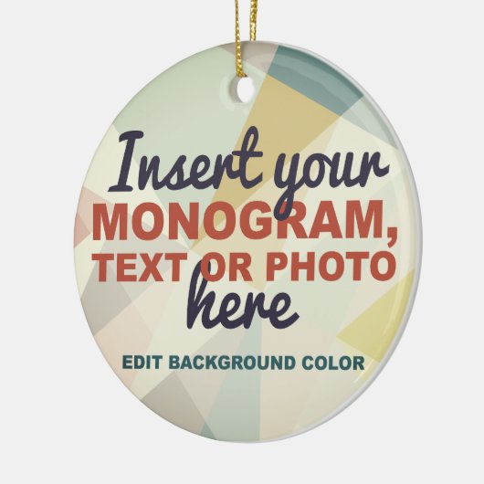 Erstellen Sie Ihre eigenen benutzerdefinierten Keramik Ornament (Links)