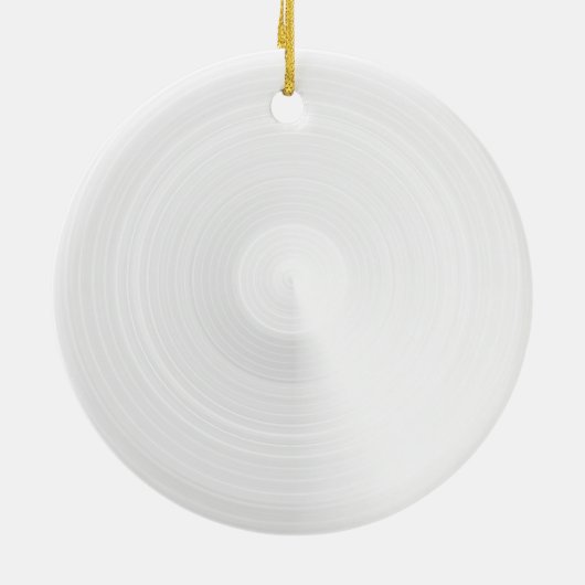 Erstellen Sie Ihre eigenen benutzerdefinierten Keramik Ornament (Hinten)