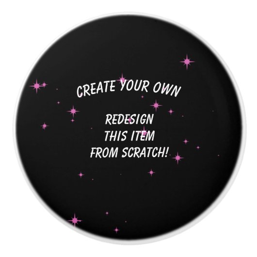 Erstellen Sie Ihre eigenen benutzerdefinierten Keramikknauf (Vorderseite)