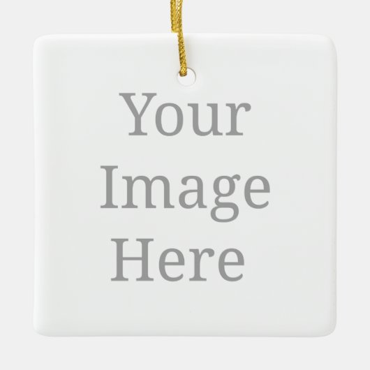 Erstellen Sie Ihre eigenen benutzerdefinierten Keramikornament (Vorderseite)