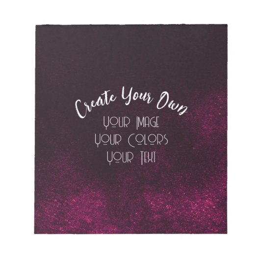 Erstellen Sie Ihre eigenen benutzerdefinierten Notizblock (Vorderseite)