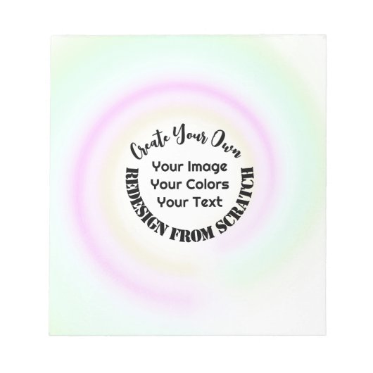 Erstellen Sie Ihre eigenen benutzerdefinierten Notizblock (Vorderseite)