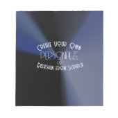 Erstellen Sie Ihre eigenen benutzerdefinierten Notizblock (Vorderseite)