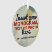 Erstellen Sie Ihre eigenen benutzerdefinierten Ornament (Vorderseite)