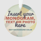 Erstellen Sie Ihre eigenen benutzerdefinierten Ornament (Vorderseite)