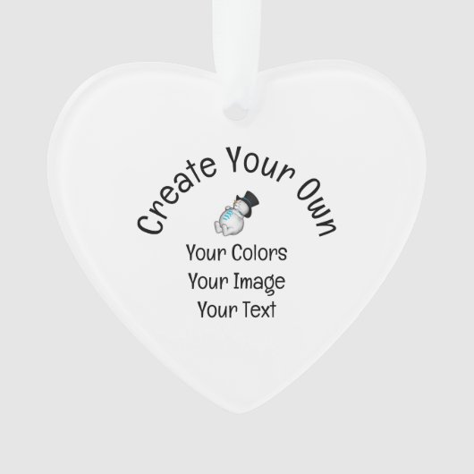 Erstellen Sie Ihre eigenen benutzerdefinierten Ornament (Vorderseite)