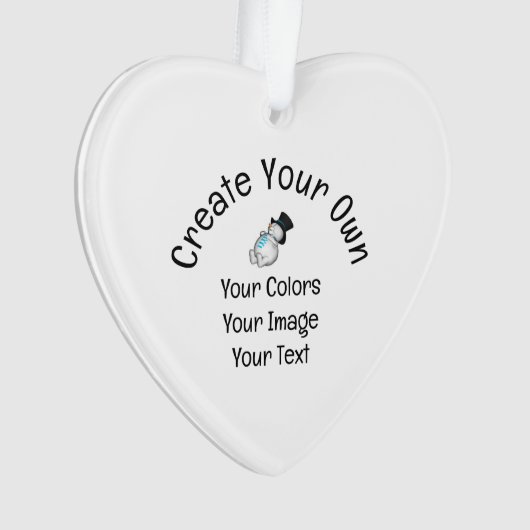 Erstellen Sie Ihre eigenen benutzerdefinierten Ornament (Vorderseite)