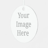 Erstellen Sie Ihre eigenen benutzerdefinierten Ornament Aus Metall (Vorderseite links)