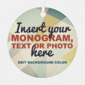 Erstellen Sie Ihre eigenen benutzerdefinierten Ornament Aus Metall (Vorderseite)