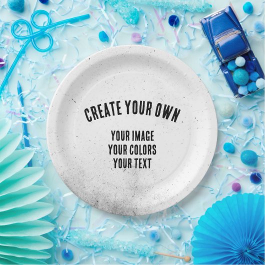 Erstellen Sie Ihre eigenen benutzerdefinierten Pappteller (Party)