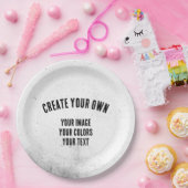 Erstellen Sie Ihre eigenen benutzerdefinierten Pappteller (Party)