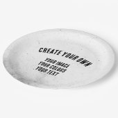 Erstellen Sie Ihre eigenen benutzerdefinierten Pappteller (Schrägansicht)