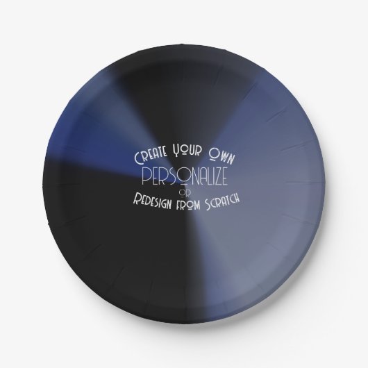 Erstellen Sie Ihre eigenen benutzerdefinierten Pappteller (Vorderseite)