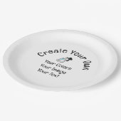 Erstellen Sie Ihre eigenen benutzerdefinierten Pappteller (Schrägansicht)