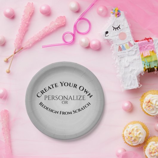 Erstellen Sie Ihre eigenen benutzerdefinierten Pappteller (Party)